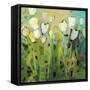 White Tulips I-Jennifer Harwood-Framed Stretched Canvas