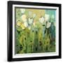 White Tulips I-Jennifer Harwood-Framed Art Print