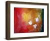 White Tulips-Cindy Thornton-Framed Art Print