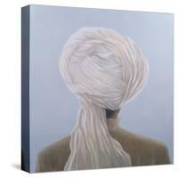 White Turban-Lincoln Seligman-Stretched Canvas