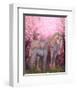 White Unicorn Mare and Foal-null-Framed Premium Giclee Print