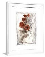 White Vase-Skarlett-Framed Giclee Print