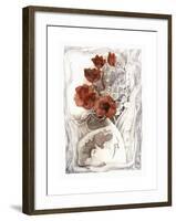 White Vase-Skarlett-Framed Giclee Print