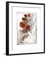 White Vase-Skarlett-Framed Giclee Print