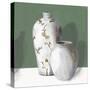 White Vases-Isabelle Z-Stretched Canvas