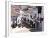 White Village of Mijas Near Torremolinos, Andalusia, Spain, Europe-Hans Peter Merten-Framed Photographic Print