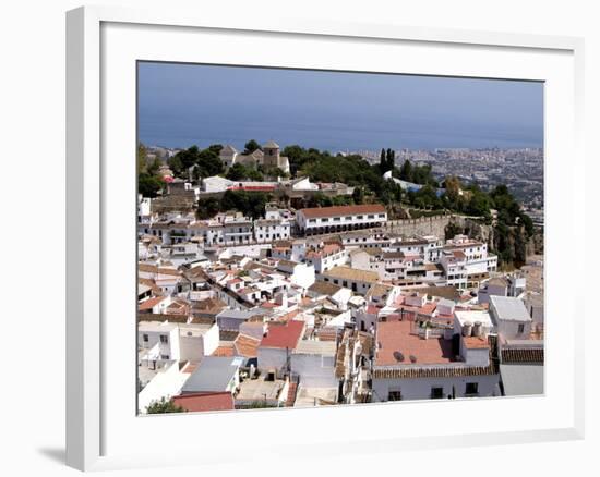 White Village of Mijas Near Torremolinos, Andalusia, Spain, Europe-Hans Peter Merten-Framed Photographic Print