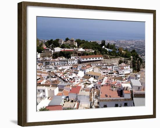 White Village of Mijas Near Torremolinos, Andalusia, Spain, Europe-Hans Peter Merten-Framed Photographic Print