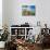 White washed houses lining a winding street, Frigiliana white village, Malaga Province, Andaluci...-Panoramic Images-Photographic Print displayed on a wall