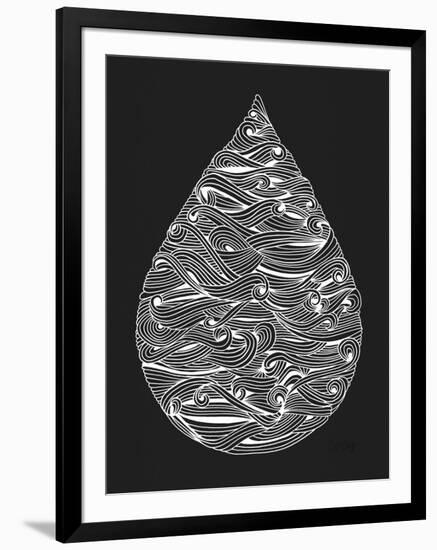 White Water Drop-Cat Coquillette-Framed Art Print