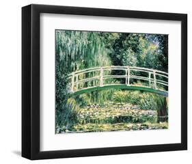 White Water Lilies-Claude Monet-Framed Art Print