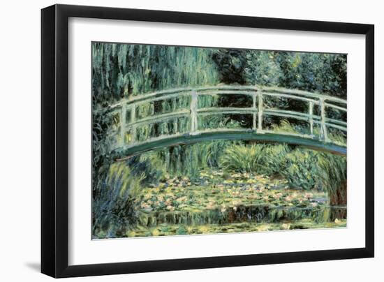 White Water Lilies-Claude Monet-Framed Art Print