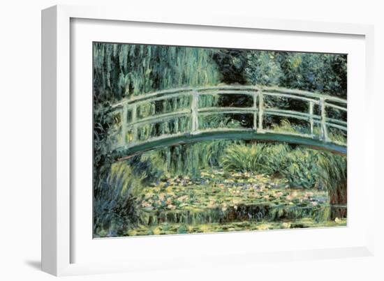 White Water Lilies-Claude Monet-Framed Art Print