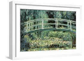 White Water Lilies-Claude Monet-Framed Art Print