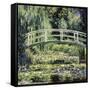 White Water Lilies-Claude Monet-Framed Stretched Canvas