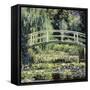 White Water Lilies-Claude Monet-Framed Stretched Canvas