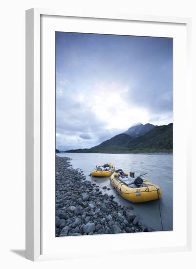 White Water Raft Trip Down the Tashenshini River, Alaska-Justin Bailie-Framed Photographic Print