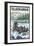 White Water Rafting, Clackamas, Oregon-Lantern Press-Framed Art Print