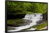 White Waterfall Photo Print Poster-null-Framed Poster