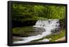 White Waterfall Photo Print Poster-null-Framed Poster