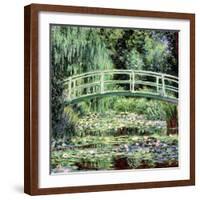 White Waterlilies, 1899-Claude Monet-Framed Giclee Print