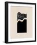 White Wave Art No.2-Elena Ristova-Framed Giclee Print