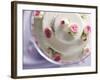 White Wedding Cake (From Above)-Kai Stiepel-Framed Photographic Print