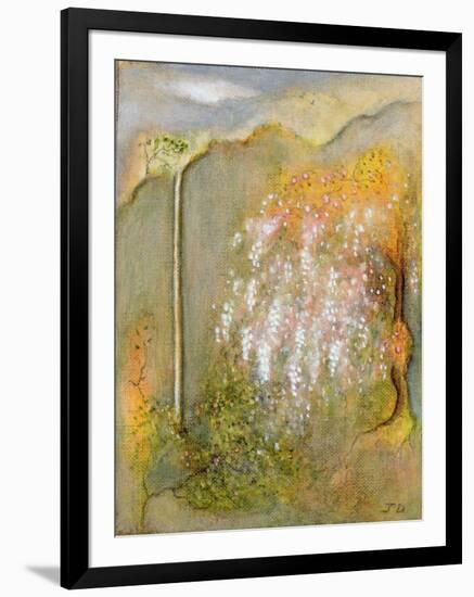 White Whisteria, 2001-Jane Deakin-Framed Giclee Print