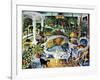 White Wicker Summer-Bill Bell-Framed Giclee Print