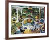 White Wicker Summer-Bill Bell-Framed Giclee Print