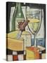 White Wine and Cheese-Tim Nyberg-Stretched Canvas