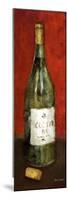 White Wine and Cork I (Red Background)-Lanie Loreth-Mounted Premium Giclee Print