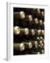 White Wine Bottles Maturing in a Cellar-Steven Morris-Framed Photographic Print