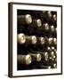 White Wine Bottles Maturing in a Cellar-Steven Morris-Framed Photographic Print