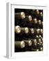 White Wine Bottles Maturing in a Cellar-Steven Morris-Framed Photographic Print