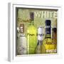 White Wine Bottles-Karen Williams-Framed Giclee Print