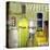 White Wine Bottles-Karen Williams-Stretched Canvas