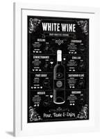 White Wine Guide-Tom Frazier-Framed Giclee Print