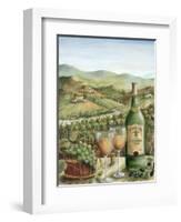 White Wine Lovers-Marilyn Dunlap-Framed Art Print