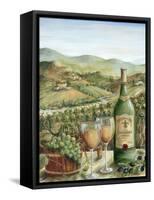 White Wine Lovers-Marilyn Dunlap-Framed Stretched Canvas