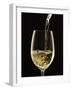 White Wine Pouring from Bottle into Glass-John Hay-Framed Premium Photographic Print