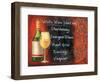 White Wine Selection-Will Rafuse-Framed Art Print