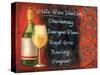 White Wine Selection-Will Rafuse-Stretched Canvas
