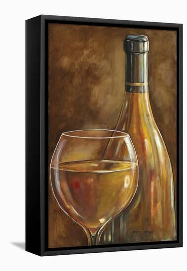 White Wine-Gregory Gorham-Framed Stretched Canvas