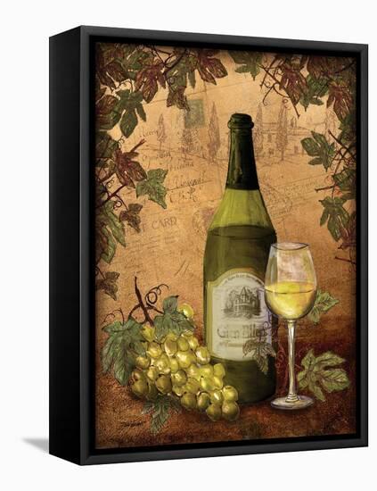 White Wine-Todd Williams-Framed Stretched Canvas