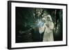 White Wizard-Netfalls-Framed Art Print