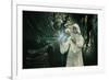 White Wizard-Netfalls-Framed Art Print