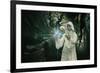 White Wizard-Netfalls-Framed Art Print