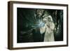 White Wizard-Netfalls-Framed Art Print