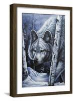 White Wolf-Jenny Newland-Framed Giclee Print